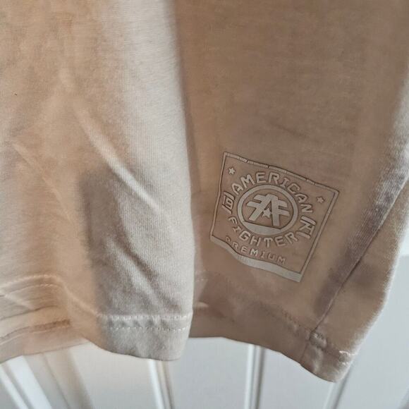 American Fighters Shirt Mens 4X Orange Ombre Short Sleeve MMA Bright Streetwear - Picture 4 of 10